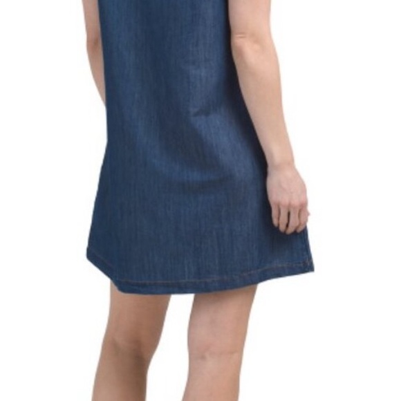 Given Kale Anthropologie Denim Short Sleeve Dress - Picture 6 of 6